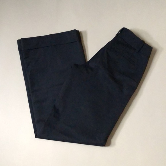 ANN TAYLOR Cuffed Ankle Flare Leg Pants Sz 2 - Picture 6 of 8